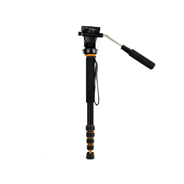 QZSD Q188 черный монопод с видеоголовой 163 см для средних и тяжелых камер